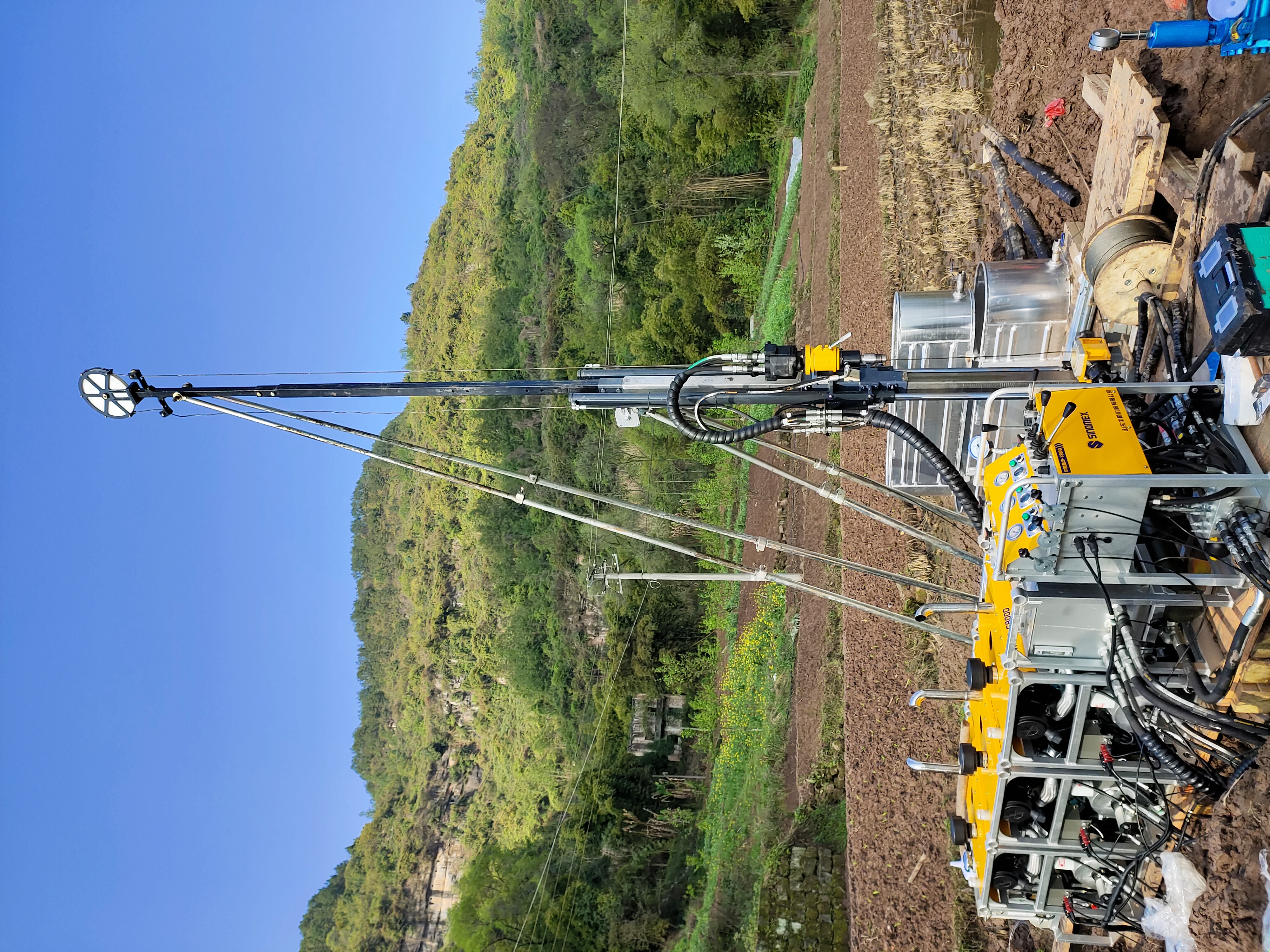 安康地区高铁地质钻探项目|钻机设备|勘探钻机|岩芯钻机-山东中勘机械 